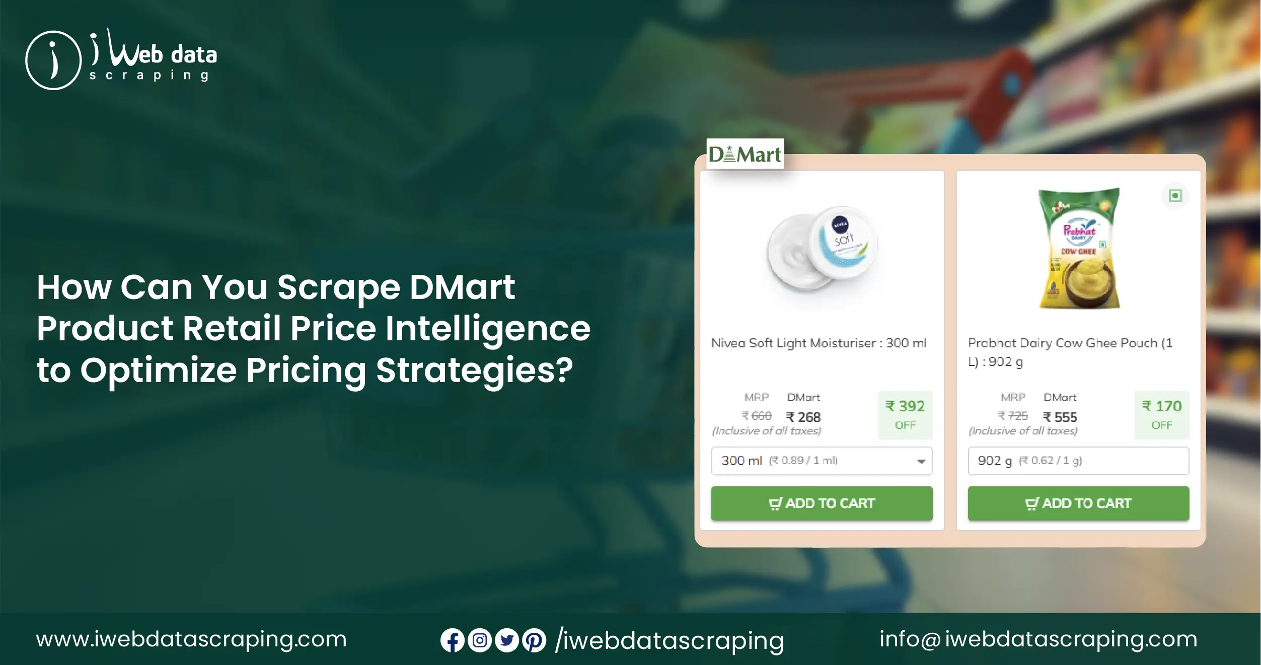 Scrape DMart Product Retail Price Intelligence for Pricing Strategies